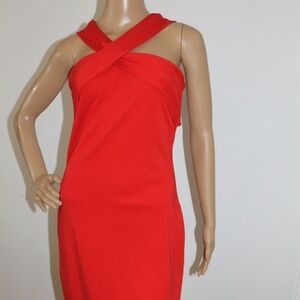 Yacht 21 Red Halter Dress, Size 4